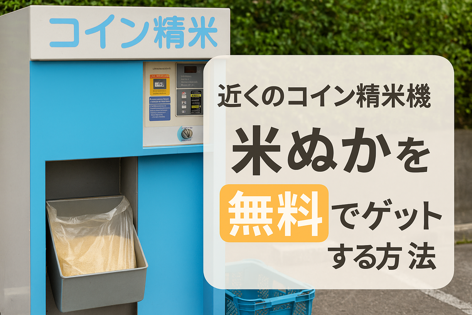 精米機　米ぬか