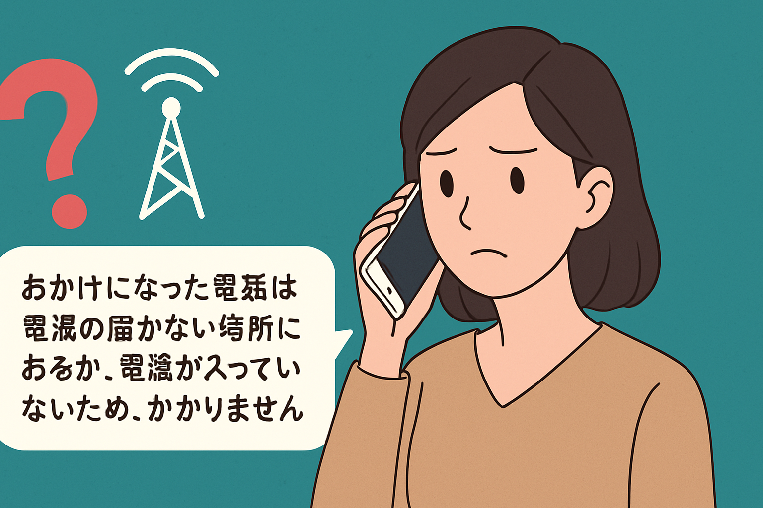 電話がつながらない