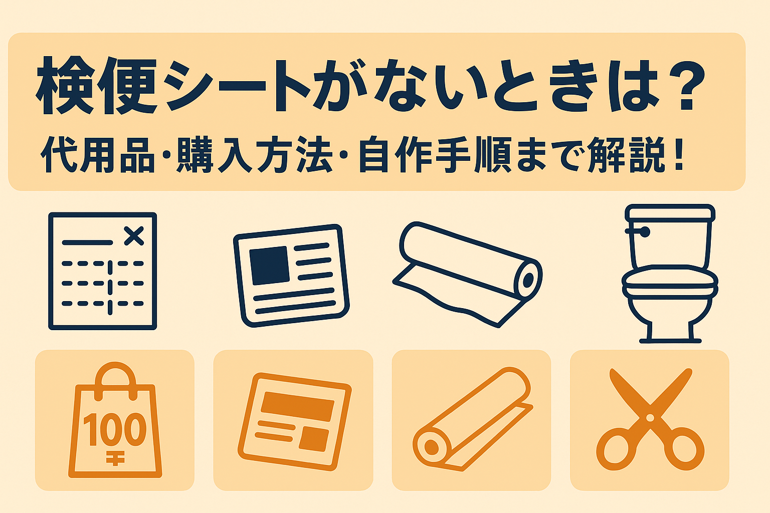 検便シート　代用