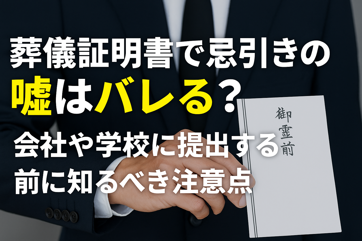 葬儀証明書