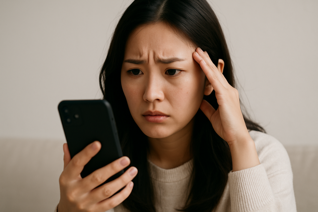 スマホの悩み