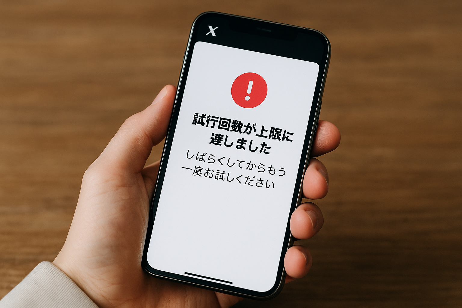 スマホ　エラー