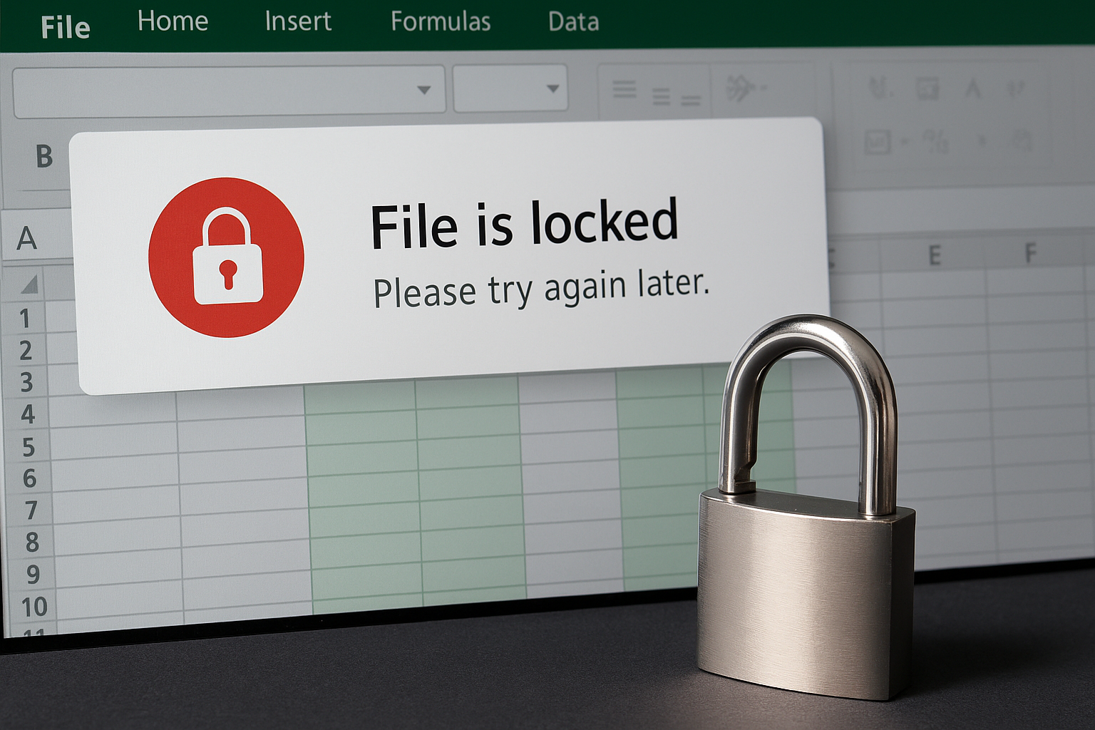 File is locked