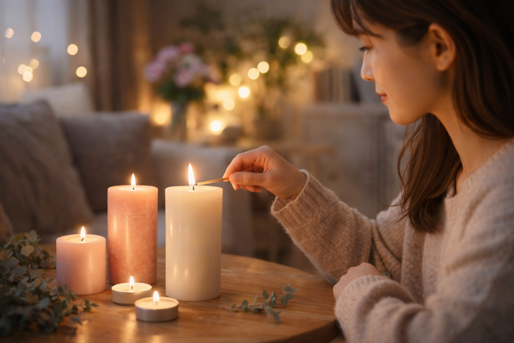 キャンドルの種類と使い分けを知る前に