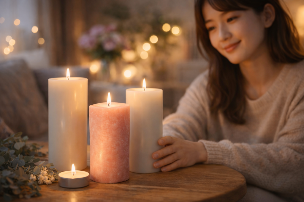 ピラーキャンドルの特徴と使いどころ