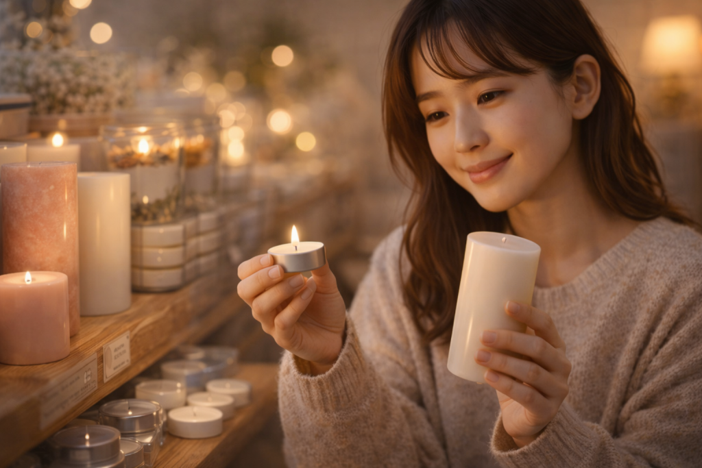 キャンドル初心者が失敗しにくい選び方のコツ