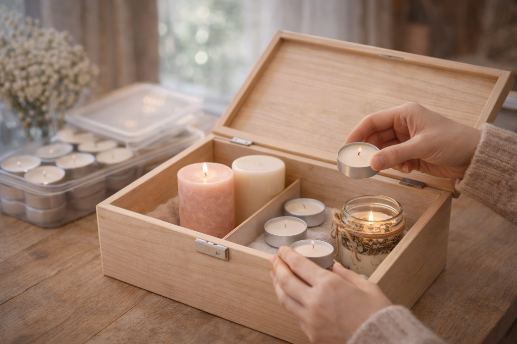 キャンドルの正しい保管方法と長持ちさせるコツ